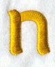 Lower Case Letter n - 2 inch (Puff Foam)
