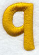 Lower Case Letter q - 2 inch (Puff Foam)