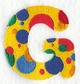 Polka Dot Letter G (3 inch)
