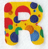 Polka Dot Letter R (3 inch)