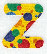 Polka Dot Letter Z (3 inch)