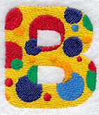 Polka Dot Letter B (3 inch)