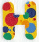 Polka Dot Letter H (3 inch)