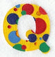 Polka Dot Letter Q (3 inch)
