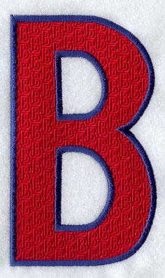 Letter-filled B (5 inch)
