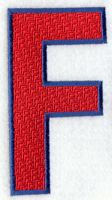 Letter-filled F (5 inch)