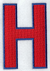 Letter-filled H (5 inch)