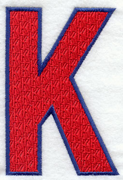 Letter-filled K (5 inch)