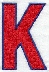 Letter-filled K (5 inch)