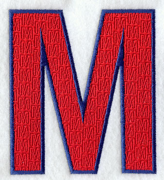 Letter-filled M (5 inch)