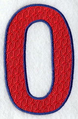 Letter-filled O (5 inch)