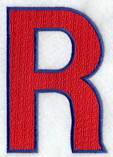 Letter-filled R (5 inch)