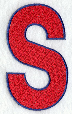 Letter-filled S (5 inch)