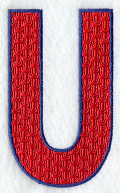 Letter-filled U (5 inch)
