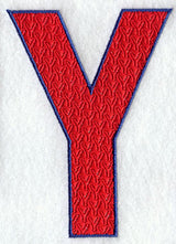 Letter-filled Y (5 inch)