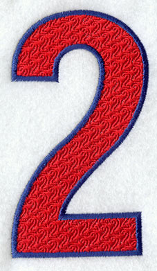 Number-filled 2 (5 inch)