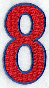 Number-filled 8 (5 inch)