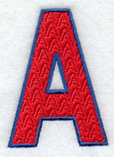 Letter-filled A (5 inch)