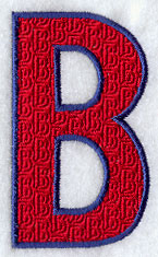 Letter-filled B (5 inch)