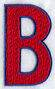 Letter-filled B (5 inch)
