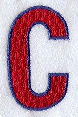 Letter-filled C (5 inch)