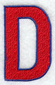 Letter-filled D (5 inch)