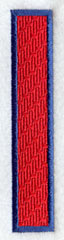 Letter-filled I (5 inch)