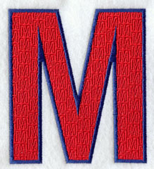 Letter-filled M (5 inch)
