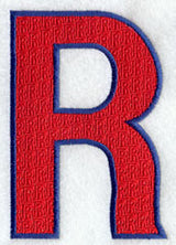Letter-filled R (5 inch)