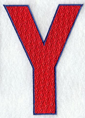 Letter-filled Y (5 inch)