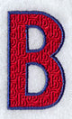 Letter-filled B (5 inch)