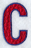 Letter-filled C (5 inch)
