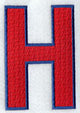 Letter-filled H (5 inch)