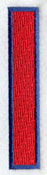 Letter-filled I (5 inch)