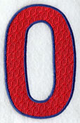 Letter-filled O (5 inch)