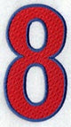 Number-filled 8 (5 inch)