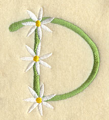 Daisy Letter D (3 Inch)