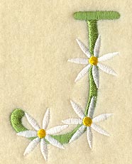 Daisy Letter J (3 Inch)