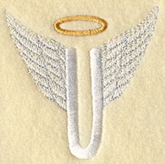 Angel Letter U (3 inch)