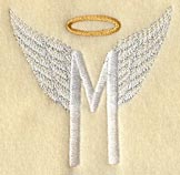 Angel Letter M (3 inch)