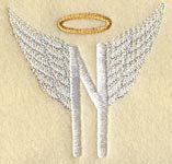 Angel Letter N (3 inch)