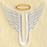 Angel Letter U (3 inch)