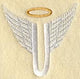 Angel Letter U (3 inch)