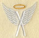 Angel Letter X (3 inch)