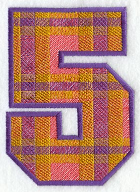 Plaid Number 5 (5 inch)