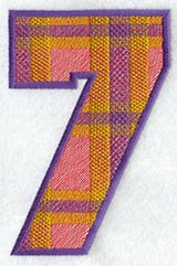 Plaid Number 7 (5 inch)