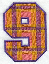 Plaid Number 9 (5 inch)