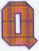 Plaid Letter Q (5 inch)