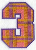 Plaid Number 3 (5 inch)