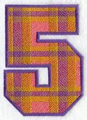 Plaid Number 5 (5 inch)